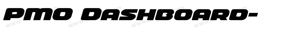 PMO Dashboard字体转换